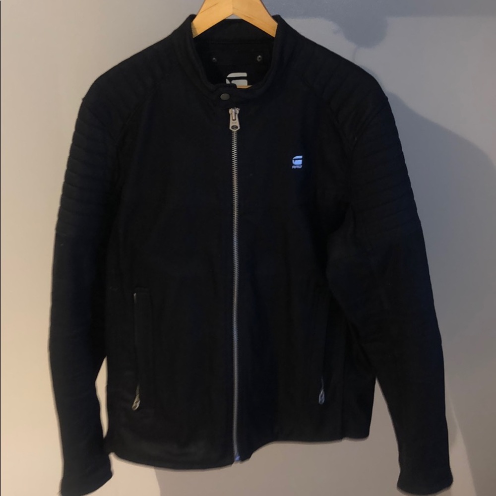 Men’s G-Start Raw Black Denim Jacket